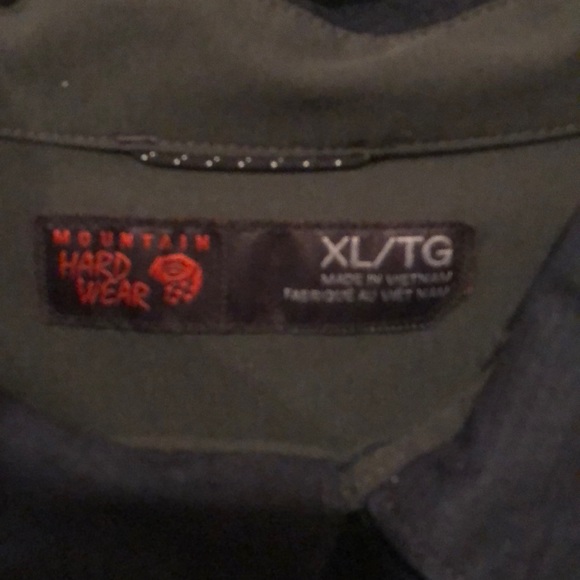 mountain hardware long sleeve shirt denim. Blue - Picture 3 of 3